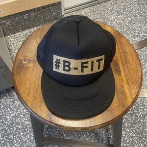 B-FIT Black and Gold Trucker Hat